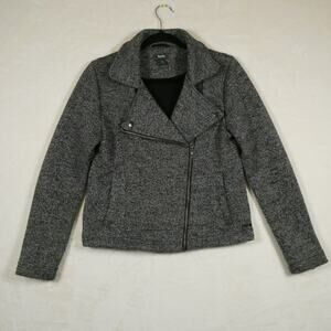 Roots Canada Knit Motorcycle Jacket Size S Bikercore Whimsigoth